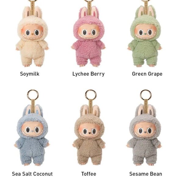 Monster keychain labubu lafufu v1 exciting macaron toffee - Picture 3 of 3